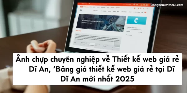 Thiết kế web giá rẻ Dĩ An