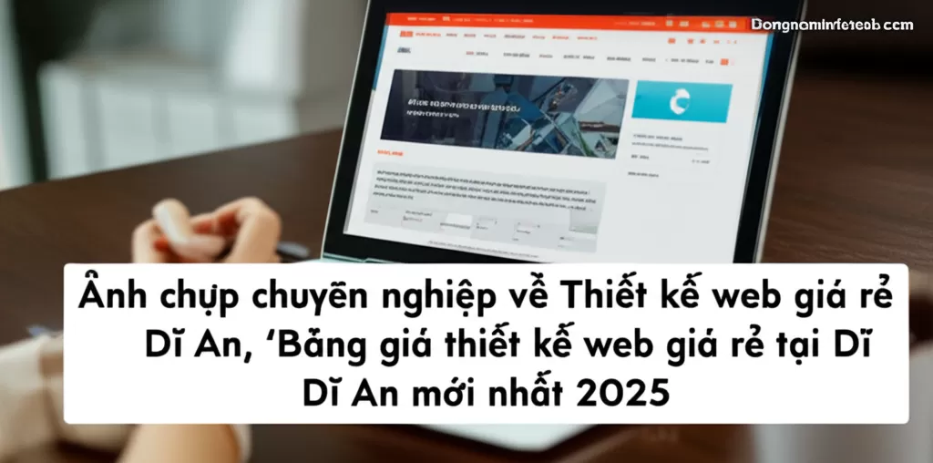 Thiết kế web giá rẻ Dĩ An