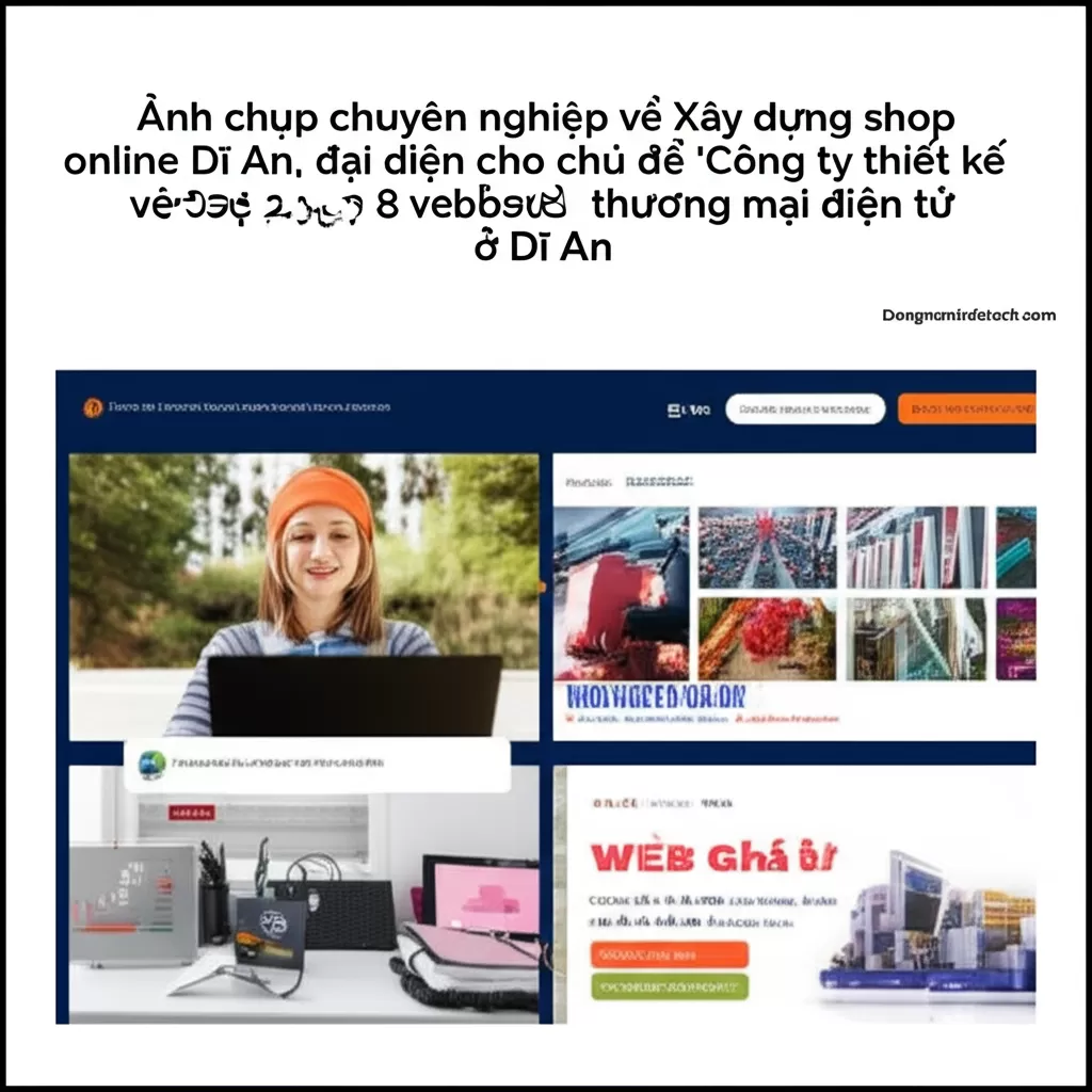 Xây dựng shop online Dĩ An